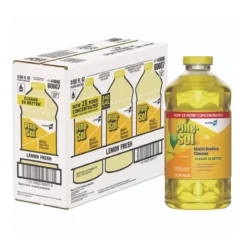 Pine-Sol® Lemon Fresh Concentrated Multi-Surface Cleaner (80 oz Bottles) - Case of 3