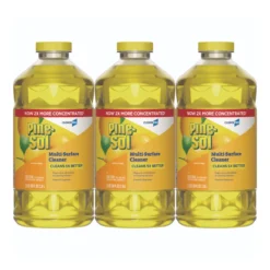 Pine-Sol® Lemon Fresh Concentrated Multi-Surface Cleaner (80 oz Bottles) - Case of 3