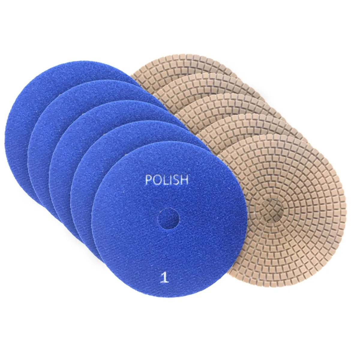 Pioneer Eclipse 5" PowerPolish™ Decorative Floor Polishing Discs - Kit of 10 Discs of the Same Grit