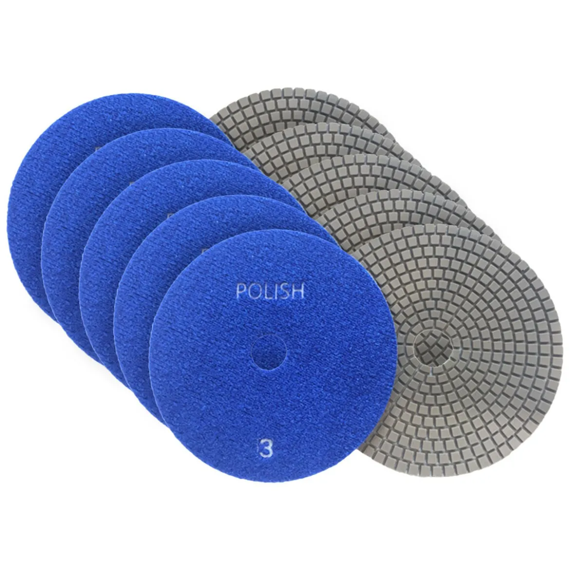 Pioneer Eclipse 5" PowerPolish™ Decorative Floor Polishing Discs - Kit of 10 Discs of the Same Grit