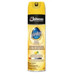 Pledge® Lemon Clean Furniture Polish (14.2 oz Aerosol Cans) - Case of 6