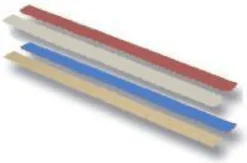 Polyurethane Front Slotted Recovery Squeegee (#VF81236) for the Viper Fang 28T Floor Scrubber