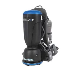Powr-Flite® Premium Comfort Pro Freedom 6 Quart Battery Backpack Vacuum w/ Charger (10 Amp Samsung® Lithium Battery Sold Separately)