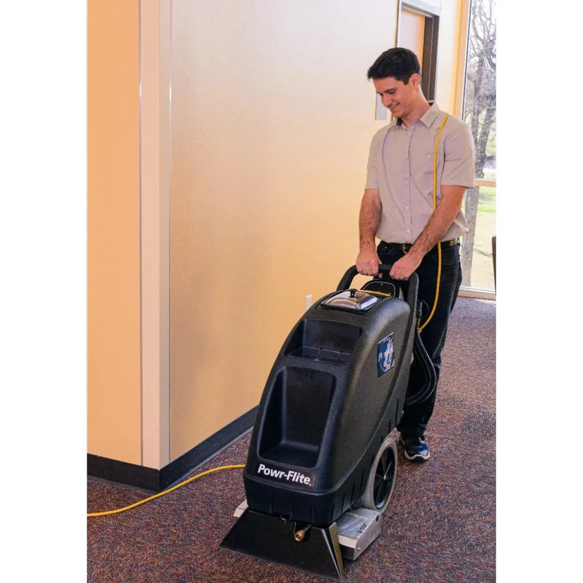 Powr-Flite® Prowler Self-Contained Carpet Extractor (9 Gallons) - 18" Head