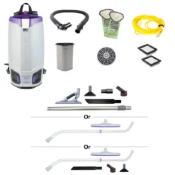 ProTeamĀ® GoFitĀ® 10 Qt. Backpack Vacuum (Xover or ProBlade Tool Kit Options)