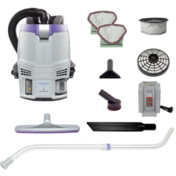 ProTeam® GoFit® 3 Qt. Cordless 4Ah Backpack Vacuum w/ Xover Tool Kit & Telescoping Wand