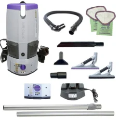 ProTeam® GoFree® Flex Pro II Battery Powered 6 Qt. Backpack Vacuum w/ Xover or ProBlade Tool Kit