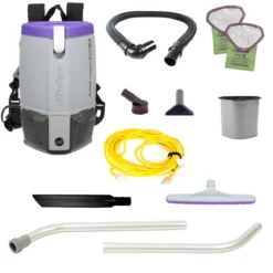 ProTeam® Super Coach Pro 6 Qt. Backpack Vacuum (Xover or Pest Control Tool Kit Options)