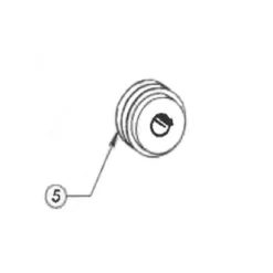 Pulley V, 2AK32x1