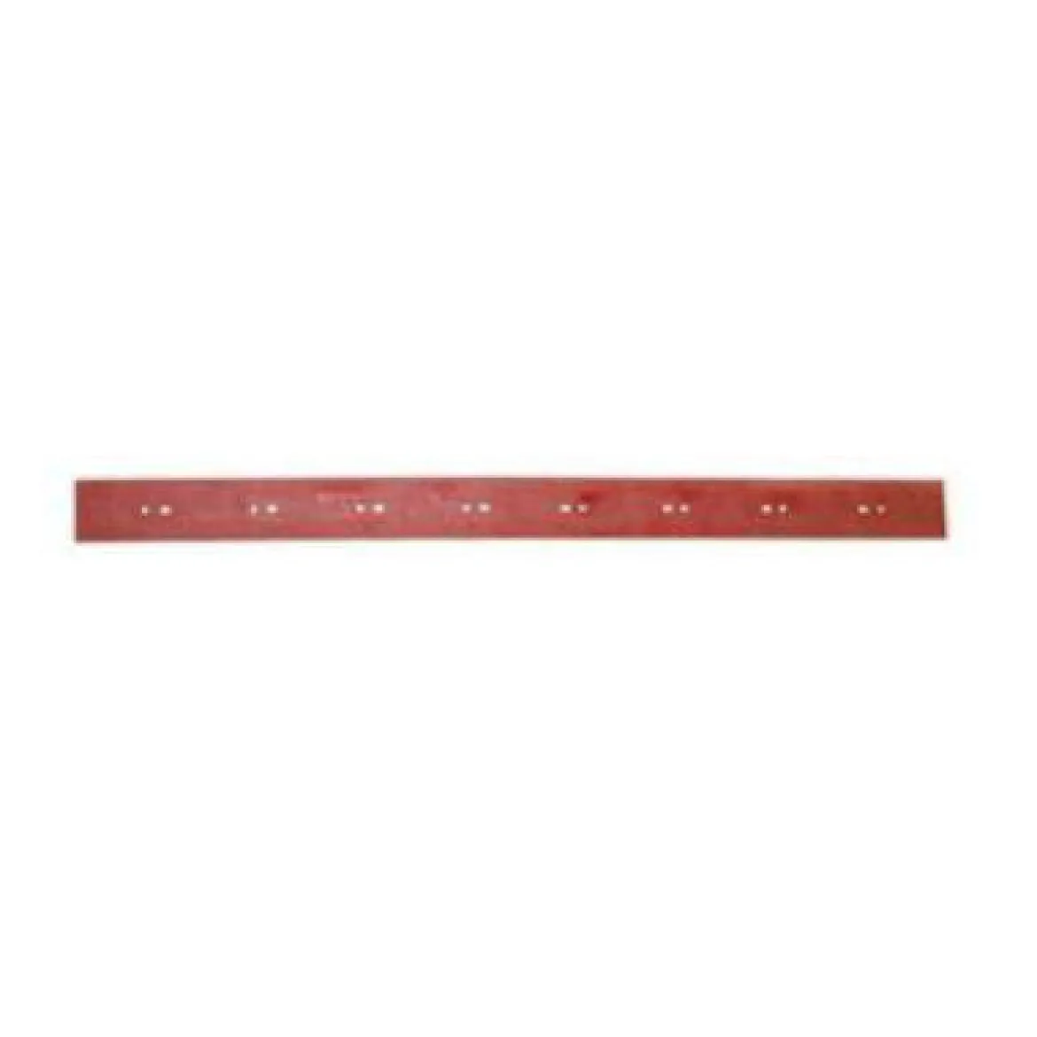 Rear Straight Recovery Squeegee Blade (#MPVR05918) for the IPC Eagle CT15 Auto Scrubber - Red Latex