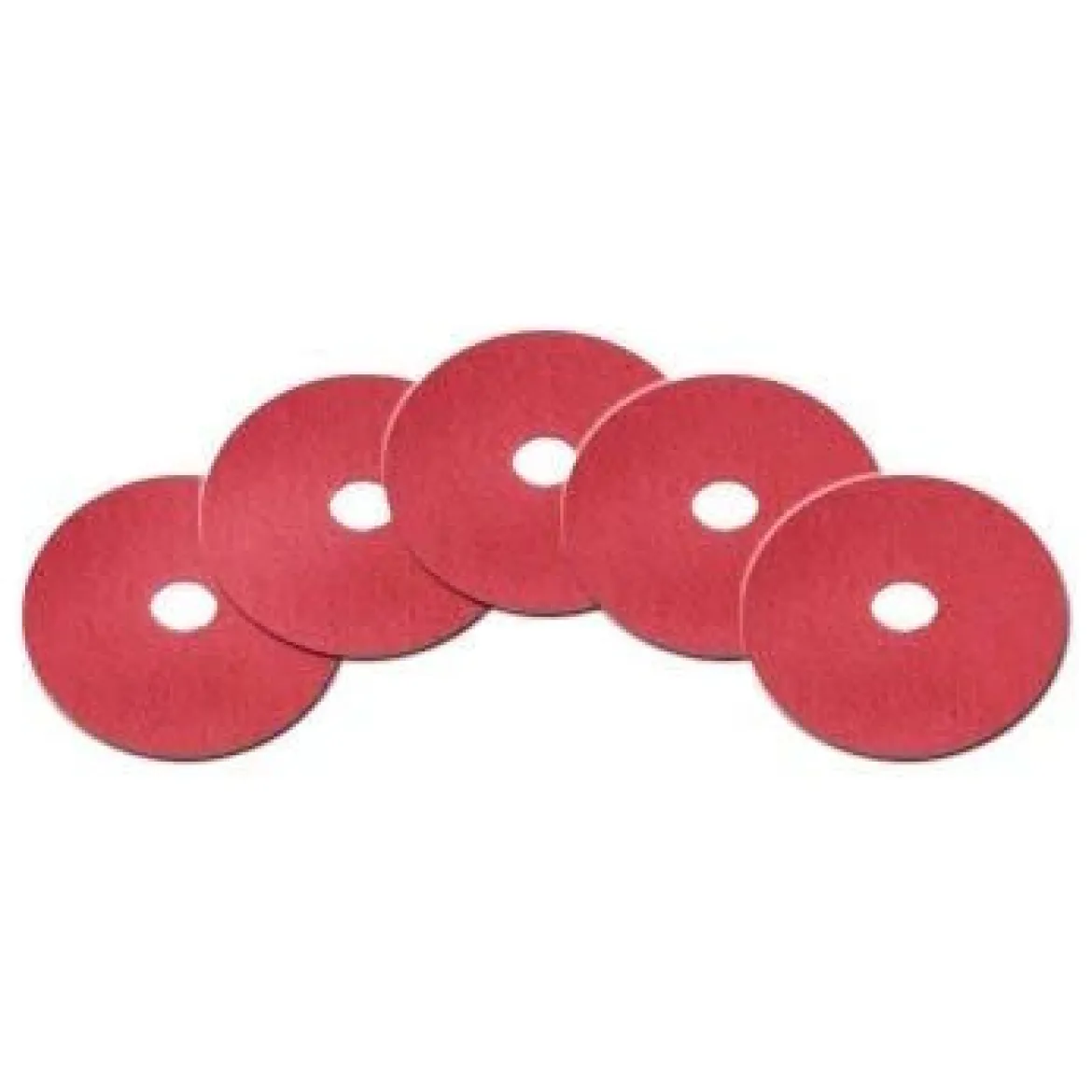 20" Red Floor Buffing & Scrubbing Pads - Case of 5