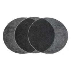 17" Round Floor Sanding Screens for Floor Buffers (60 - 150 Grit) - Case of 10