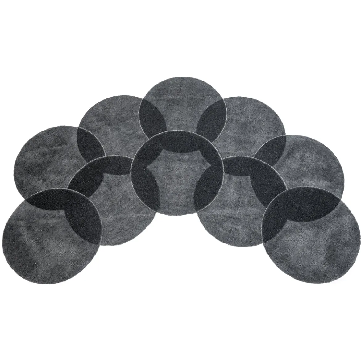 17" Round Floor Sanding Screens for Floor Buffers (60 - 150 Grit) - Case of 10