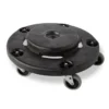 Rubbermaid Black Trash Can Dolly w/ Casters for Brute 20 - 55 Gallon Trash Containers