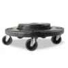 Rubbermaid® Black Trash Can Dolly w/ 3" Heavy-Duty Quiet Casters for Brute® 20 - 55 Gallon Trash Containers