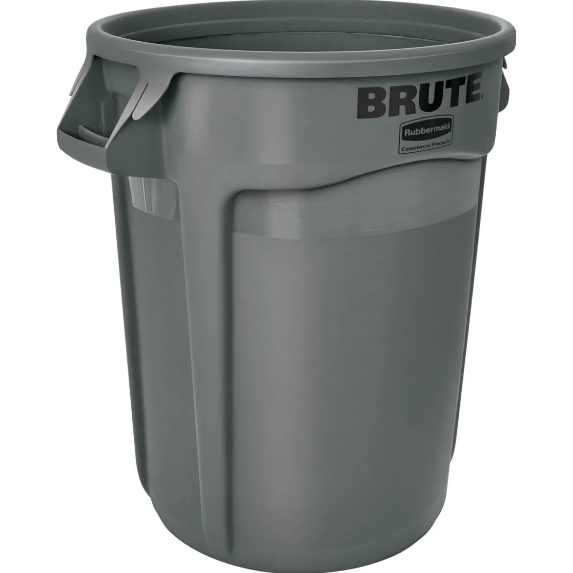 Rubbermaid® Brute® 32 Gallon Gray Round Vented Trash Can