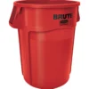 Rubbermaid® Brute® 44 Gallon Red Vented Trash Container