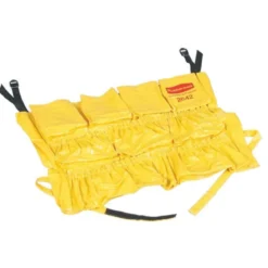 Rubbermaid® Brute® Yellow Trash Can Caddy Bag w/ 8 Pockets
