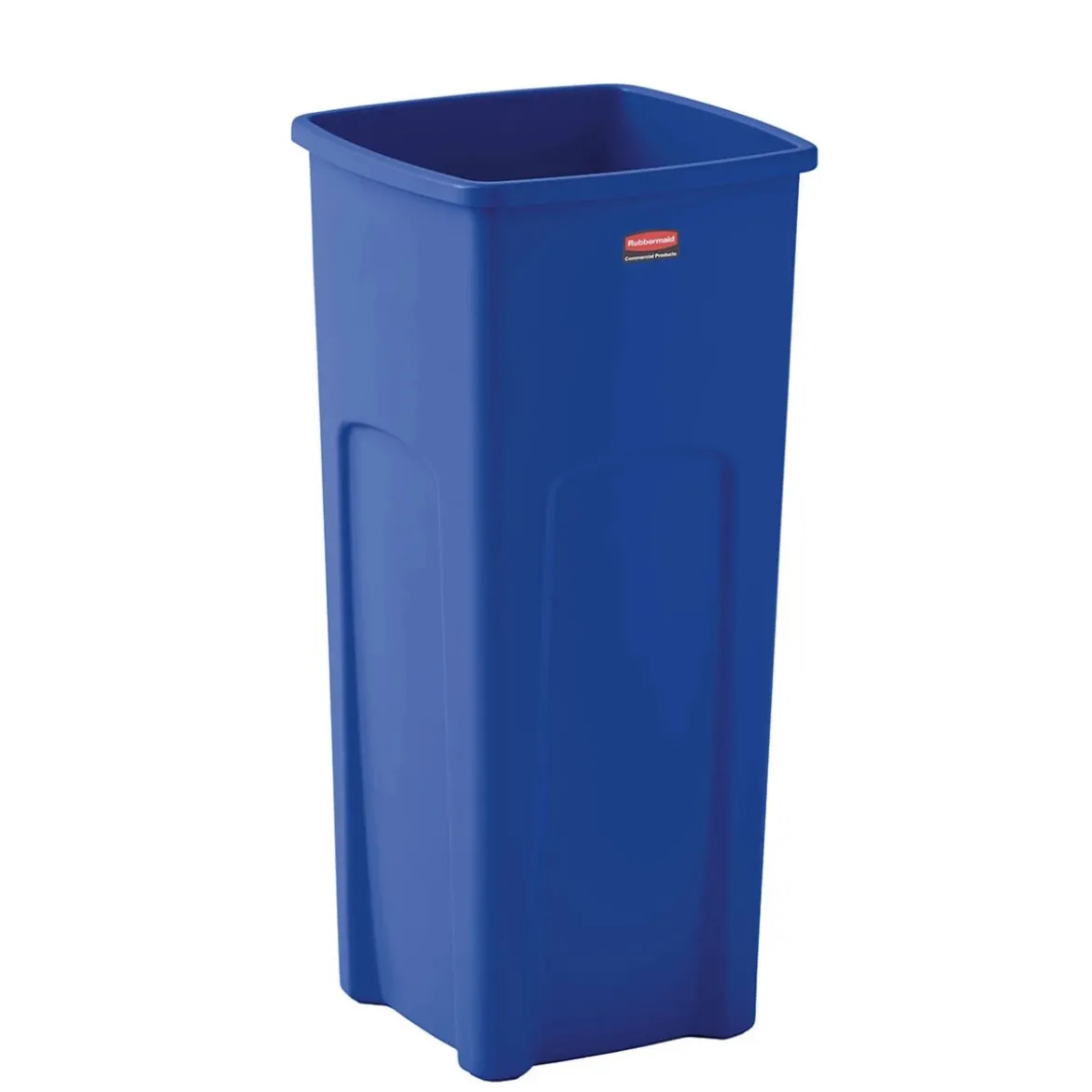Rubbermaid® 23 Gallon Square Blue Recycling Bin (#FG356973BLUE)