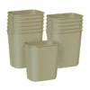 Rubbermaid® 13 Quart Beige Wastebaskets - Case of 12