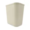 Rubbermaid® 28 Quart Fire Resistant Beige Wastebasket