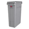 Rubbermaid® Slim Jim® 23 Gallon Gray Vented Trash Can