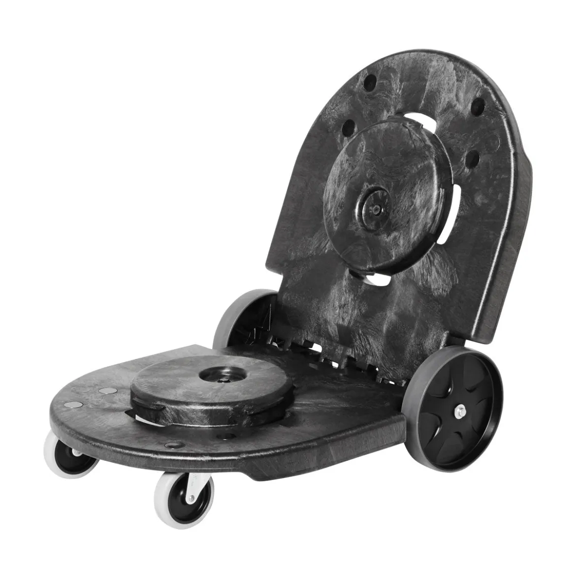 Rubbermaid® Tandem™ Black Trash Can Dolly w/ Casters for 2 Brute® 20 - 44 Gallon Trash Containers