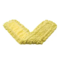 Rubbermaid® 24" Trapper® Yellow Dust Mop (Looped End) - Case of 12