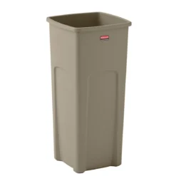 Rubbermaid® Universal 23 Gallon Beige Square Trash Can