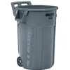 Rubbermaid® Vented Brute® 44 Gallon Grey Trash Container w/ Wheels
