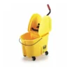 Rubbermaid® WaveBrake® Yellow Down Press Mop Bucket & Wringer - 35 Quart