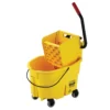 Rubbermaid® Wavebrake® Yellow Side Press Mop Bucket & Wringer - 26 Quart