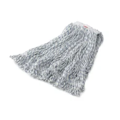Rubbermaid® Web Foot® Synthetic Blend White Floor Finish Mop w/ 1" Headband (Size: Medium | Looped Ends)