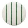 Rubbermaid® 19" White Low Profile Bonnet w/ Green Scrub Strips