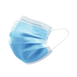 Safety Zone® Blue 3-Ply Disposable Face Masks w/ Ear Loops - Case of 2000