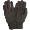 Safety Zone® Brown Jersey Clute-Cut Knit Wrist Gloves - Case of 300 Pairs