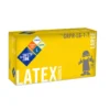 Safety Zone® Disposable 5 Mil White Latex Powder-Free Gloves (S - 2X Sizes Available) - Case of 1000