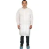 Safety Zone™ 40 Gram Spunbound White Polypropylene Disposable Lab Coats (Sizes: S - 5XL) - Case of 30