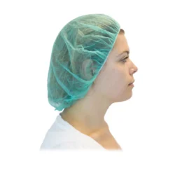 Safety Zone® Green Bouffant Caps (19", 21" & 24" Sizes Available) - Case of 1000