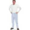 Safety Zone® Polypropylene Disposable White Coveralls (M - 5XL Sizes Available) - Case of 25