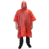 Safety Zone® Red Disposable PVC Rain Poncho