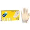 Safety Zone® White Disposable 5.0 Mil Powdered Latex Gloves (S - XL Sizes Available) - Case of 1000