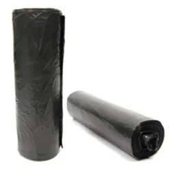 Sak-It™ 12 - 16 Gallon Black High Density Coreless Trash Can Liners (24" x 32" | 5 Microns) - Case of 1000