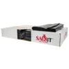 Sak-It™ 60 Gallon Black Low Density Flat Pack Trash Can Liners (38" x 58" | 1.35 Mil) - Case of 100