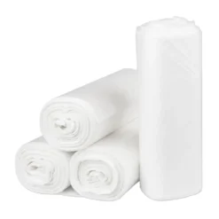 Sak-It™ 12 - 16 Gallon Clear High Density Coreless Garbage Bags (24" x 33" | 6 Microns) - Case of 1000