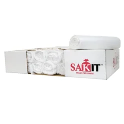 Sak-It™ 20 - 30 Gallon Clear High Density Coreless Trash Can Liners (30" x 36" | 7 Microns) - Case of 500