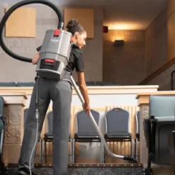 Sanitaire® Transport® 4 Qt. Corded Backpack Vacuum w/ 6 Piece Tool Kit