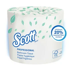 Scott® #04460 Essential 2-Ply Toilet Paper (4.1" x 4.0" | 550 Sheets | 183') - 80 Rolls