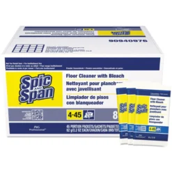 Spic & Span® Concentrated Powder Floor Cleaner w/ Bleach (2.2 oz Packets) - Case of 45