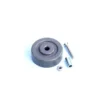 Squeegee Bumper Wheel w/ Hardware (#VF90137) for the Trusted Clean Dura 17 Floor Scrubber